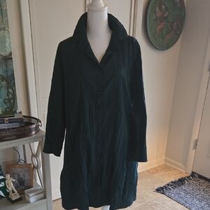 Classic Women's Dark Green Lightweight Coat